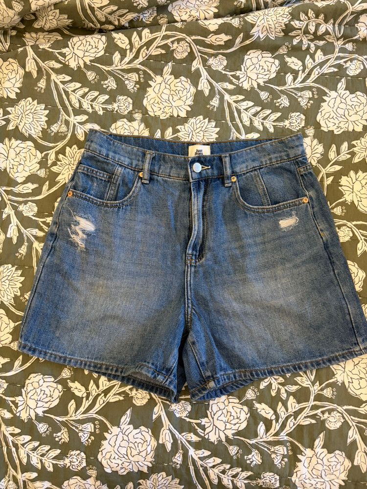 Blue Denim Shorts