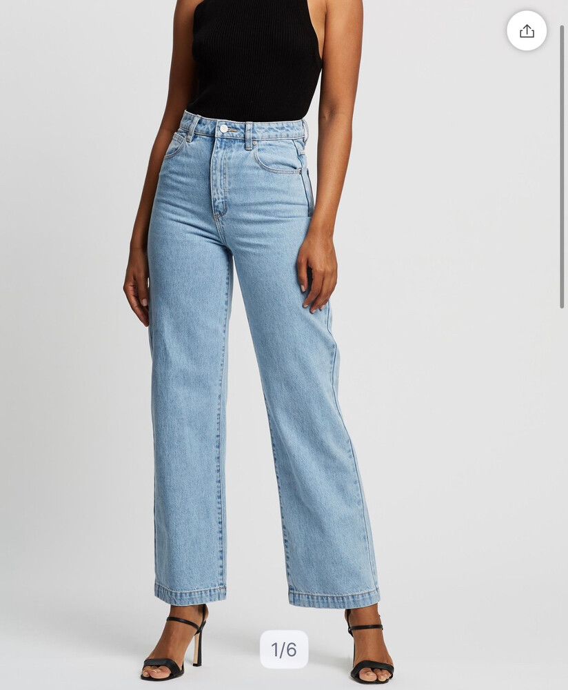 High Waisted Wide Leg Jeans