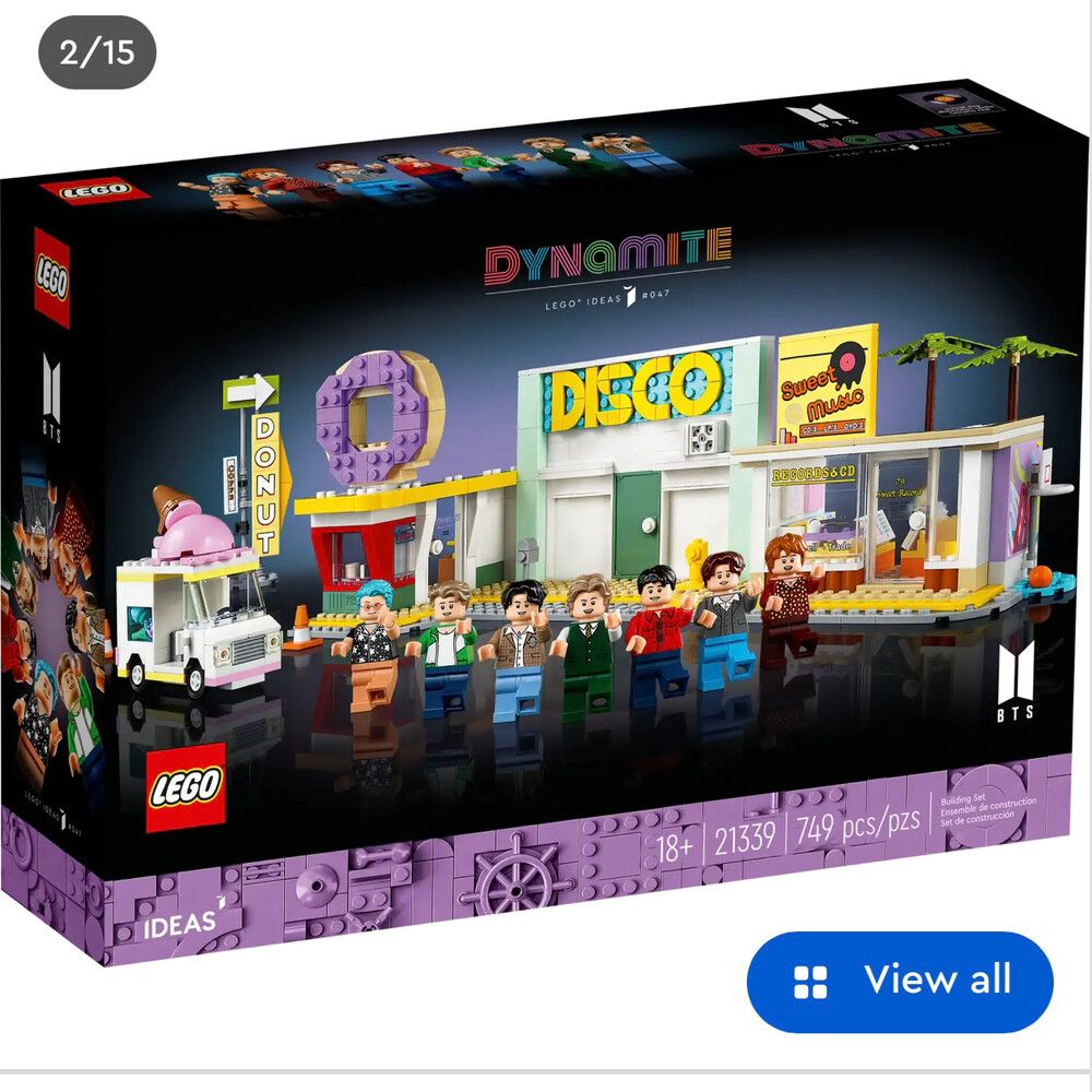 BTS dynamite Lego