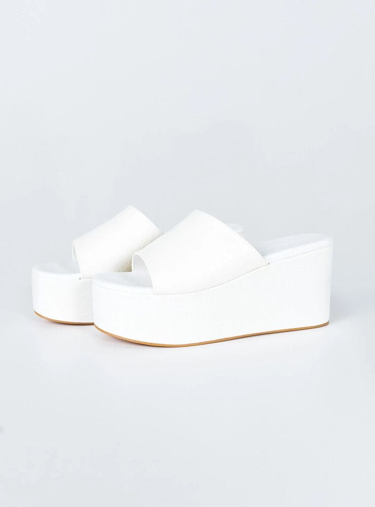 Austin heels white croc