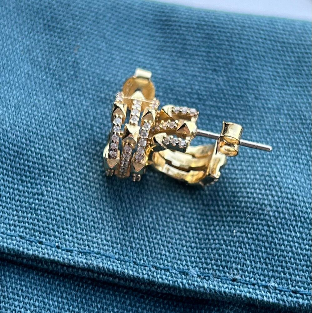 Ana Luisa Gold Huggie Earrings