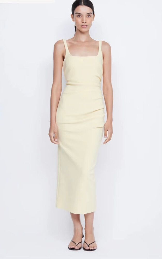 Bec + Bridge Yellow Midi Dress