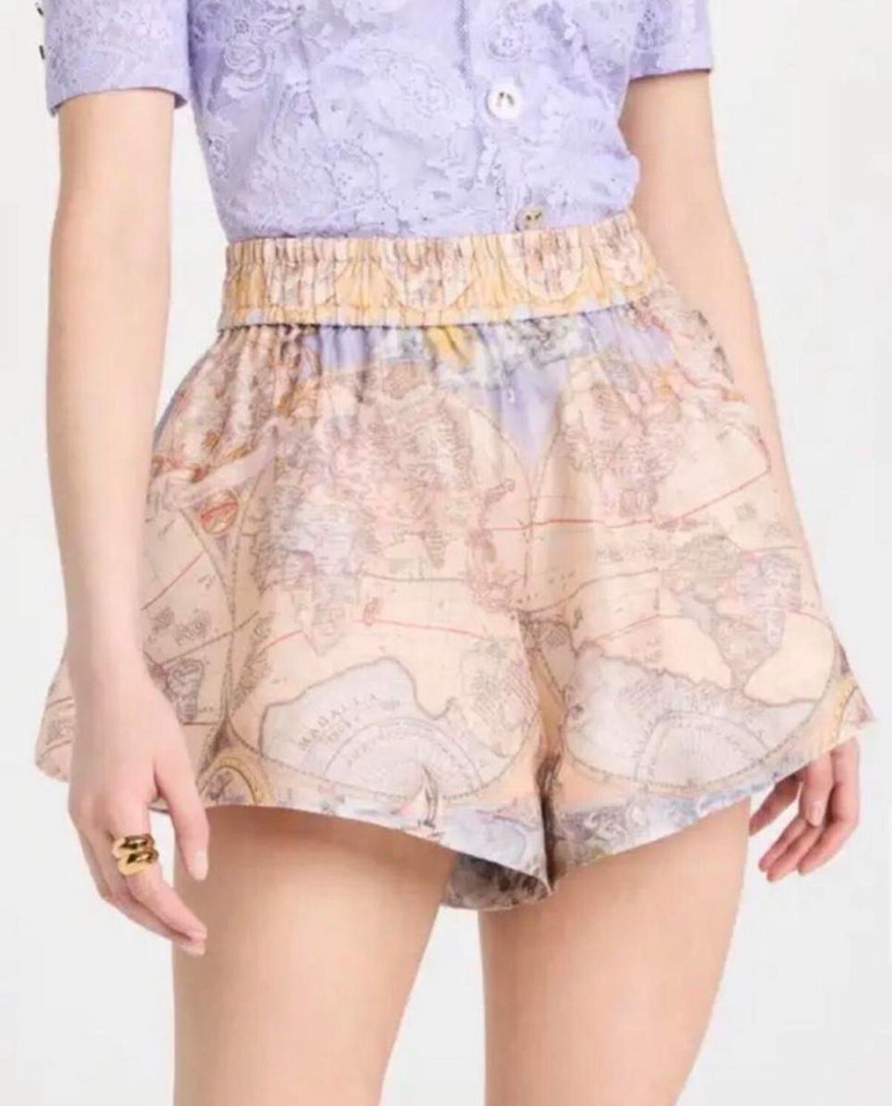ZIMMERMANN  HIGH TIDE ELASTICATED SHORTS Size 2