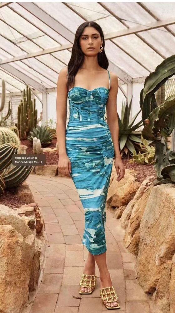 Rebecca Vallance Midi Dress Size 6/8 New