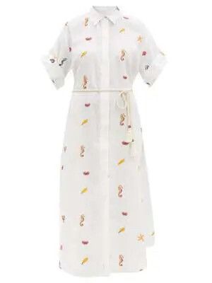 almais - Alemais Under The Sea Shirtdress Size 8 on Designer Wardrobe