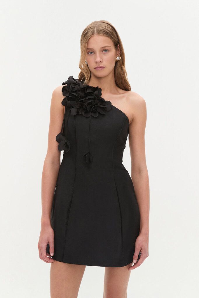 aje black floral dress Splendour Flower Gown-BLACK / 4 main image 0