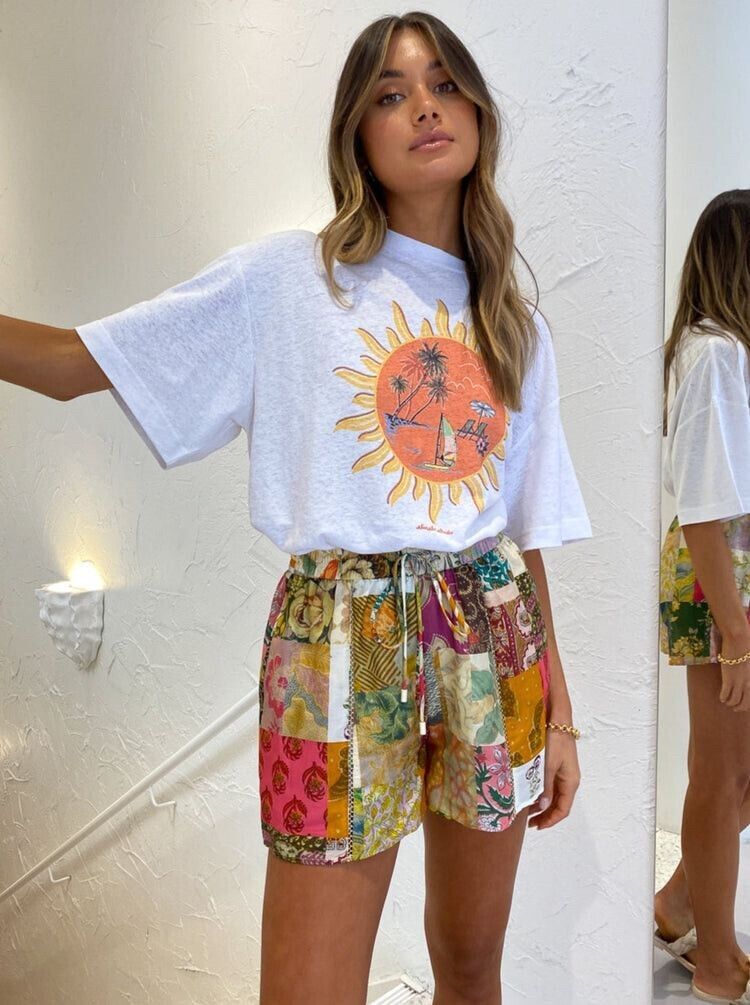 Alemais sunset tee size 12