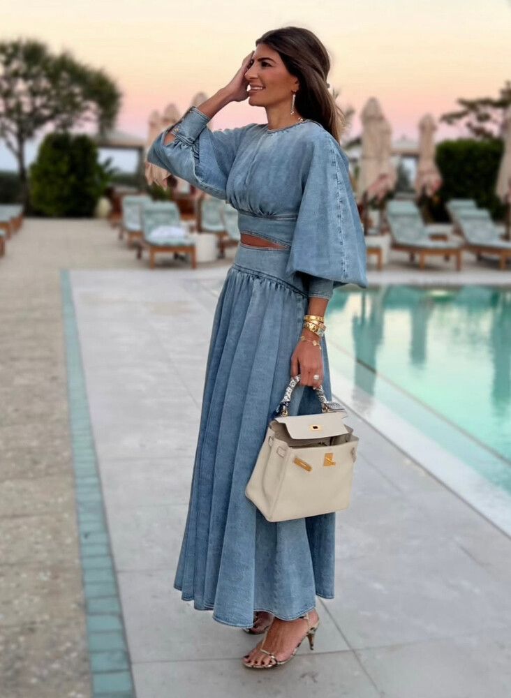 Zimmermann Blue Denim Skirt size 0