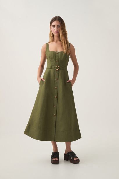 Aje Midi Dress Size 14