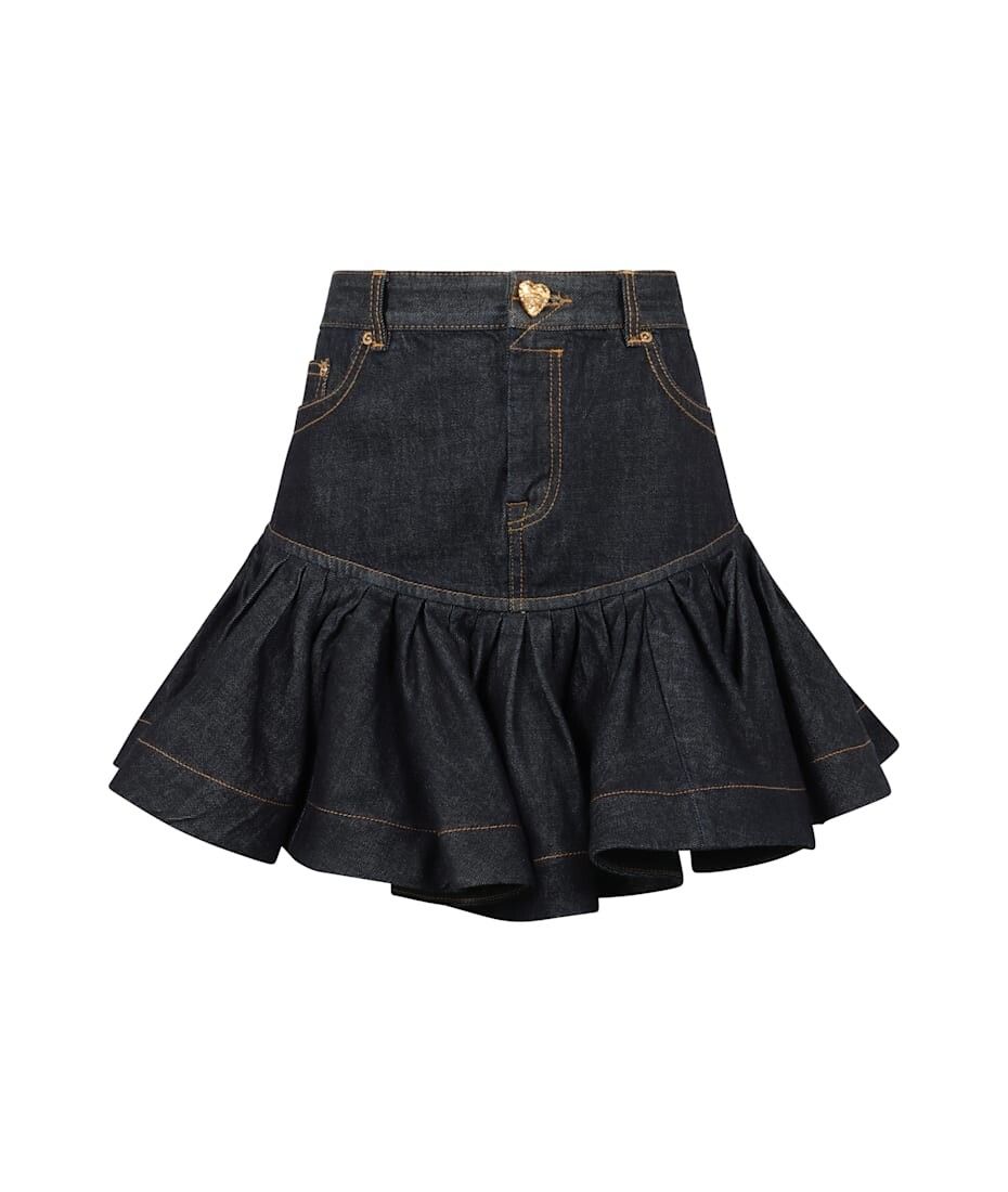 Zimmermann Dark Wash Denim Skirt Size 3/AU14