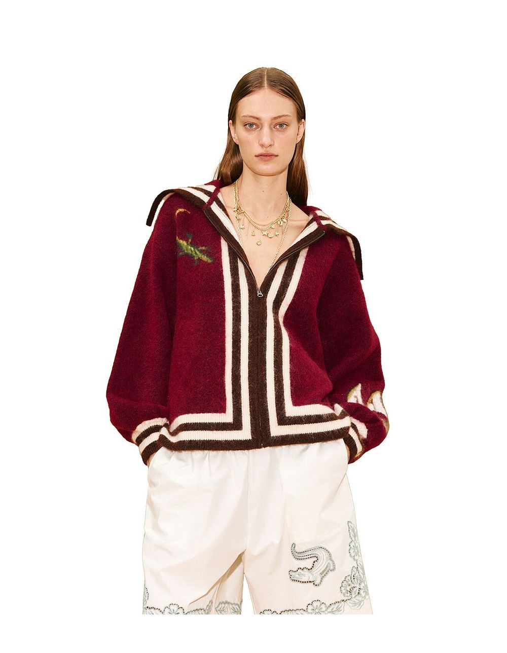 Alemais mokshini zip up cardigan Size S
