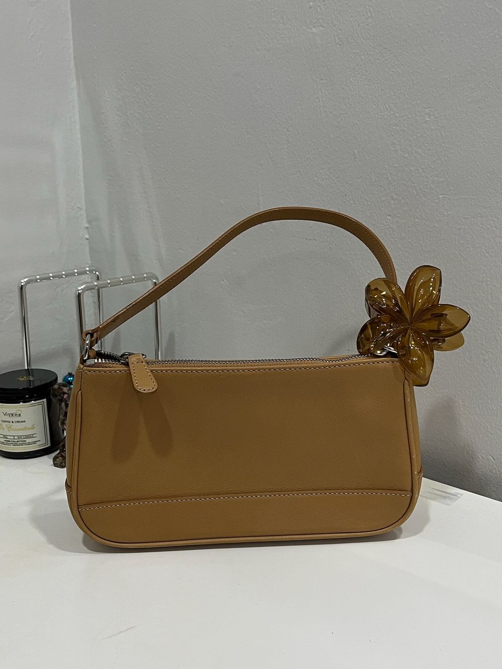 Authentic Vintage Y2K COACH Demi Hampton Camel Tan Shoulder Bag