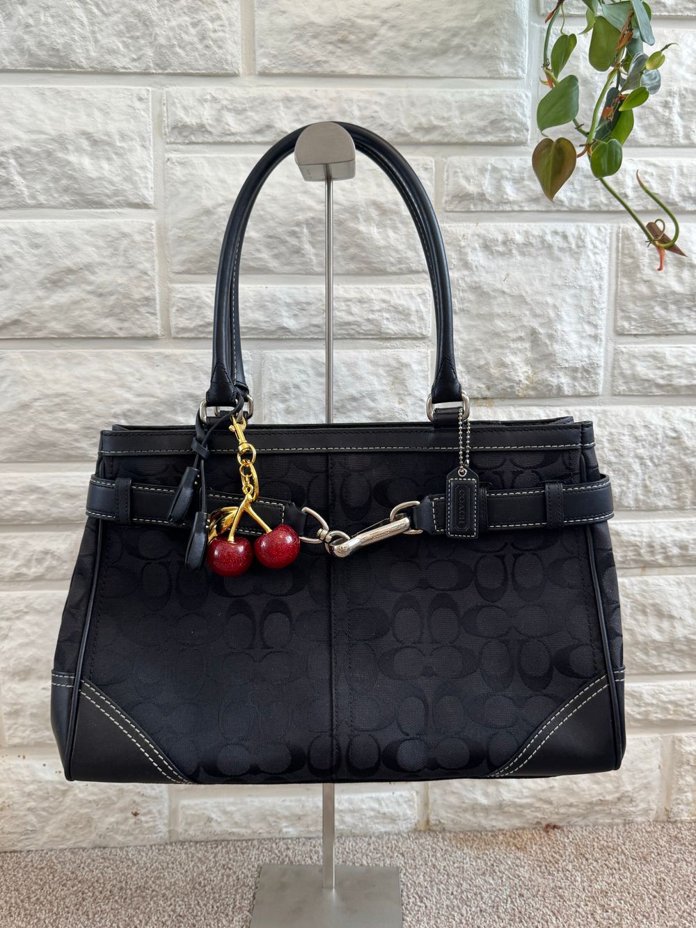 Authentic Vintage Coach Signature Hampton Satchel Bag