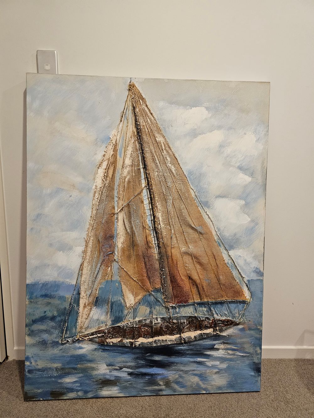 Painting Yacnt Sailing 120*90cm