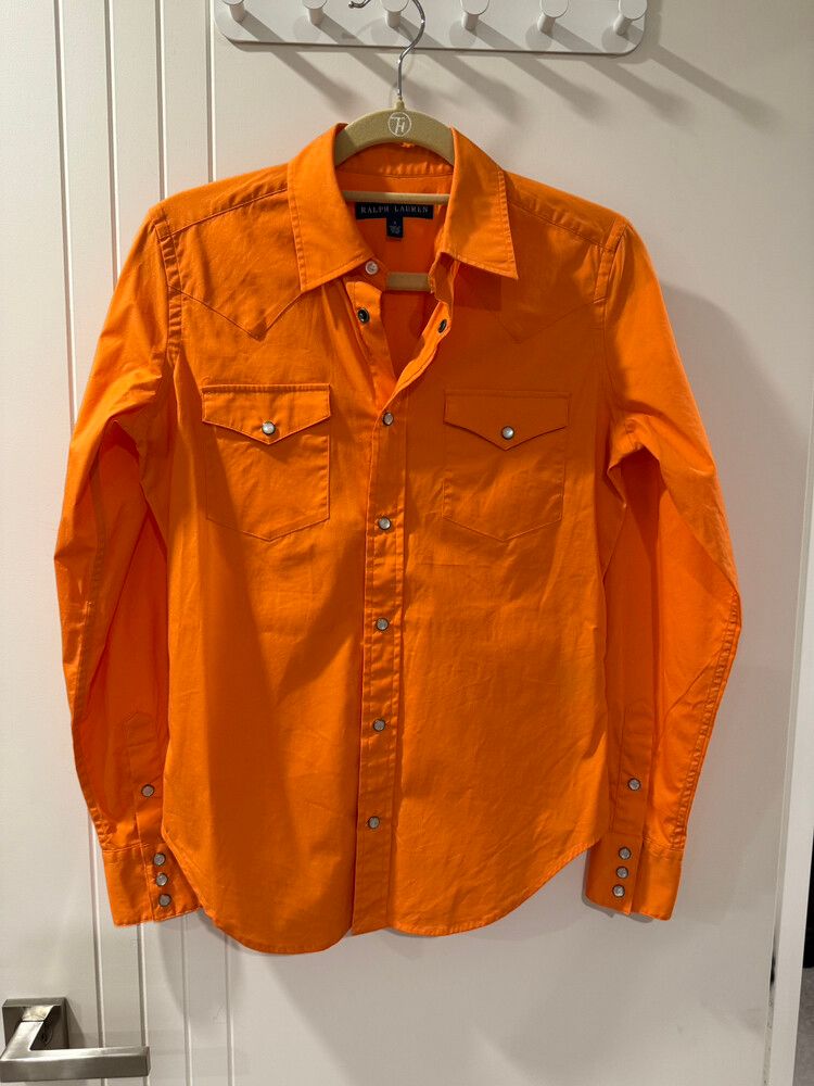 Ralph Lauren Orange Long Sleeve Shirt