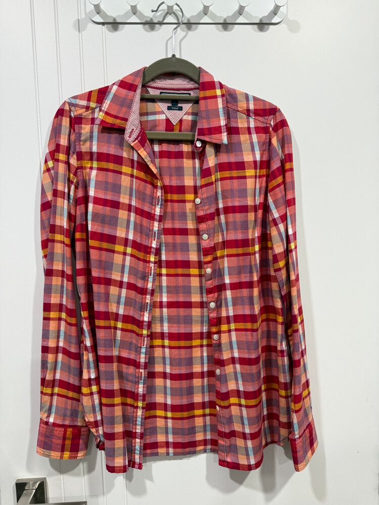 Tommy Hilfiger Red Plaid Shirt