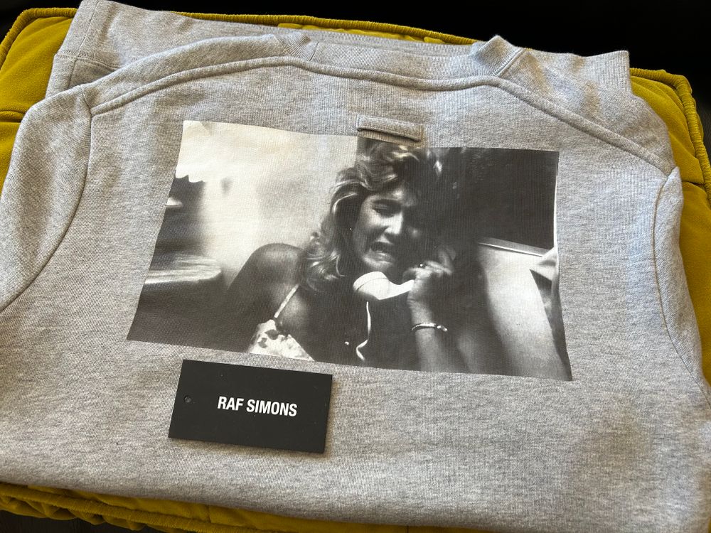 RAF Simons Nomophobic Sweatshirt David Lynch Wild at Heart print