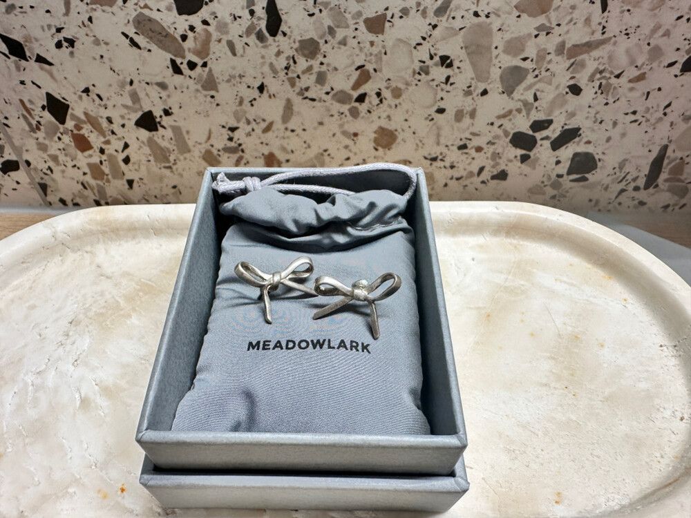 Meadowlark Silver Earrings