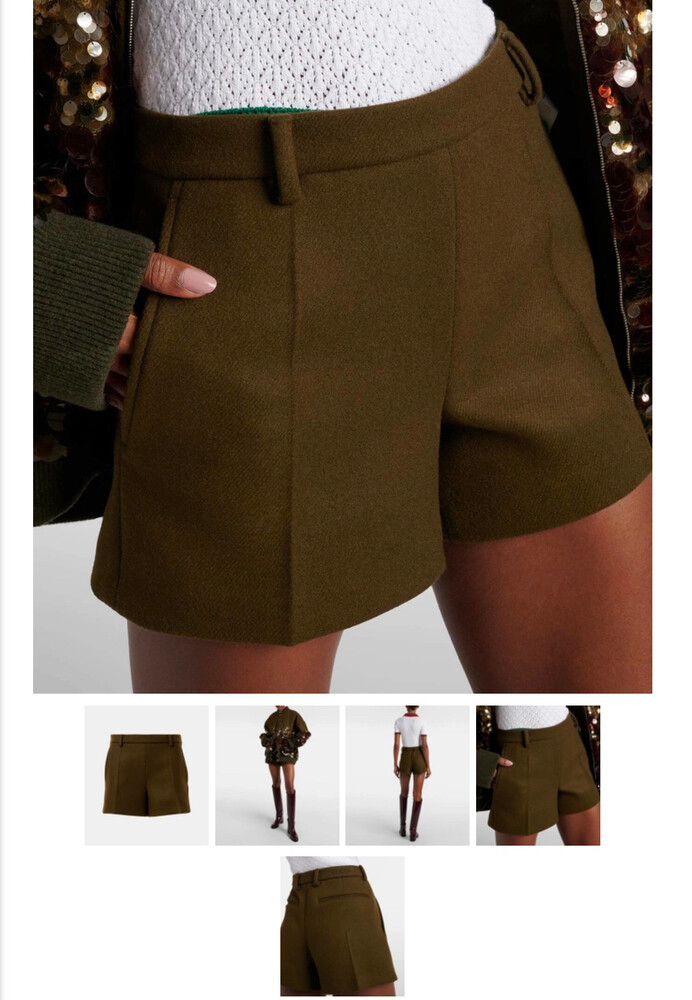 gucci crepe shorts