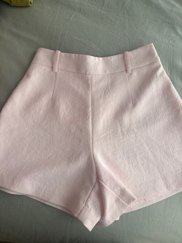 kookai pink oyster shorts
