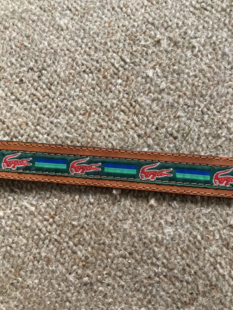GA Belt With Crocodile Detail