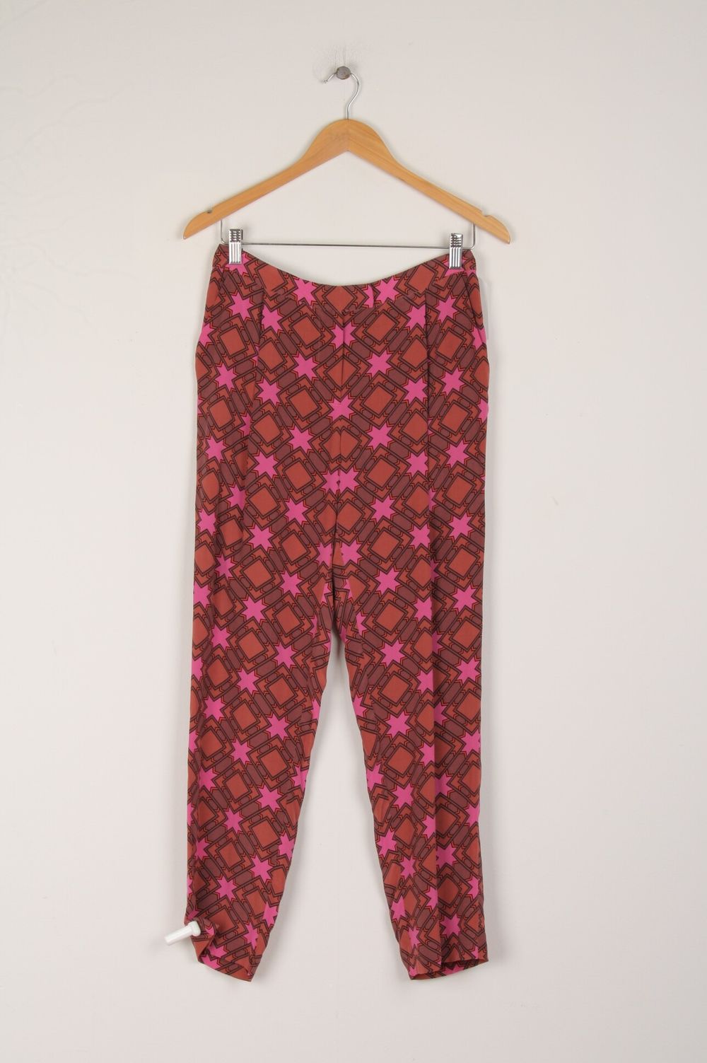 Patterned Silk trousers