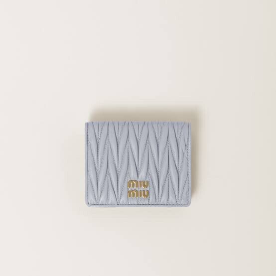 Miu Miu Small Matelassé Nappa Leather wallet