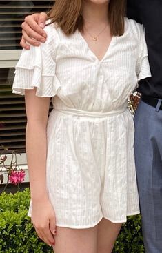 Showpo White Wrap Playsuit