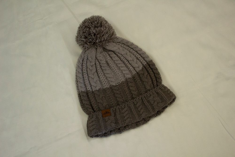 Grey Knit Beanie
