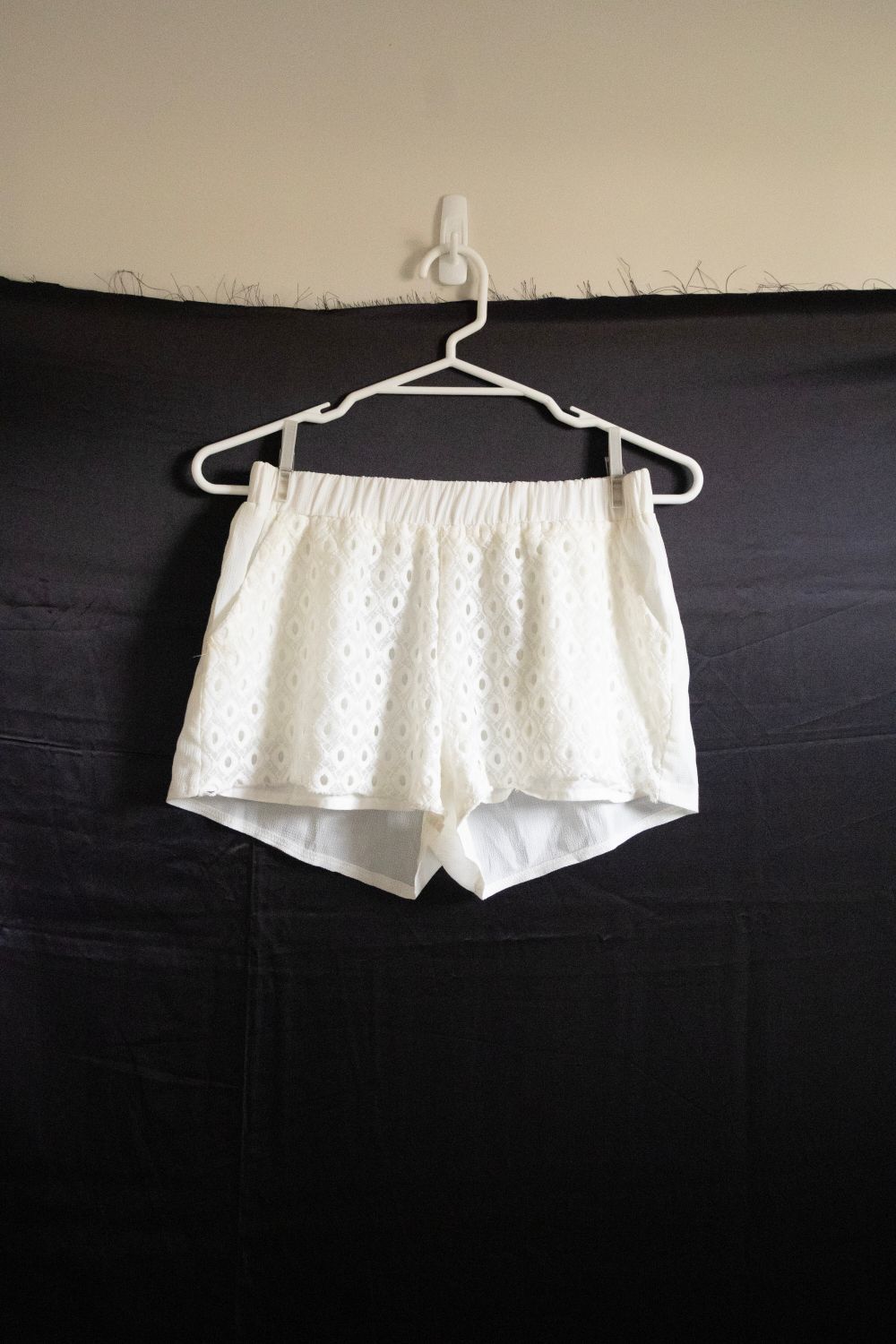 White Lace Short Pant