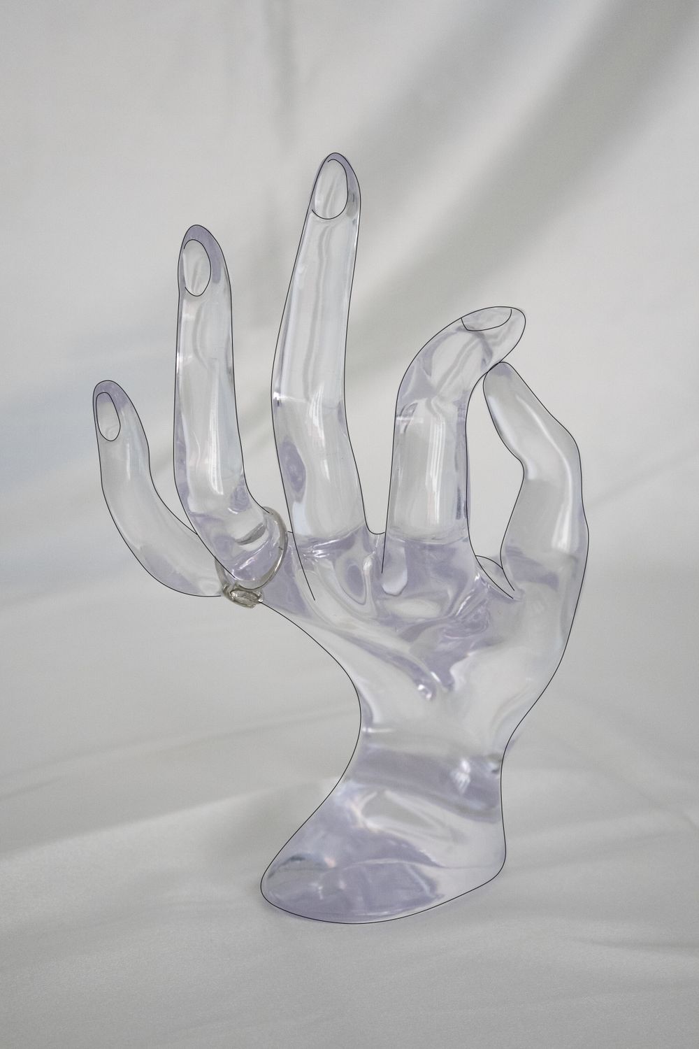 Silver Diamond Ring
