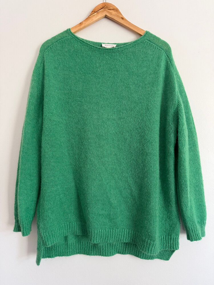 Mohair Green Jumper