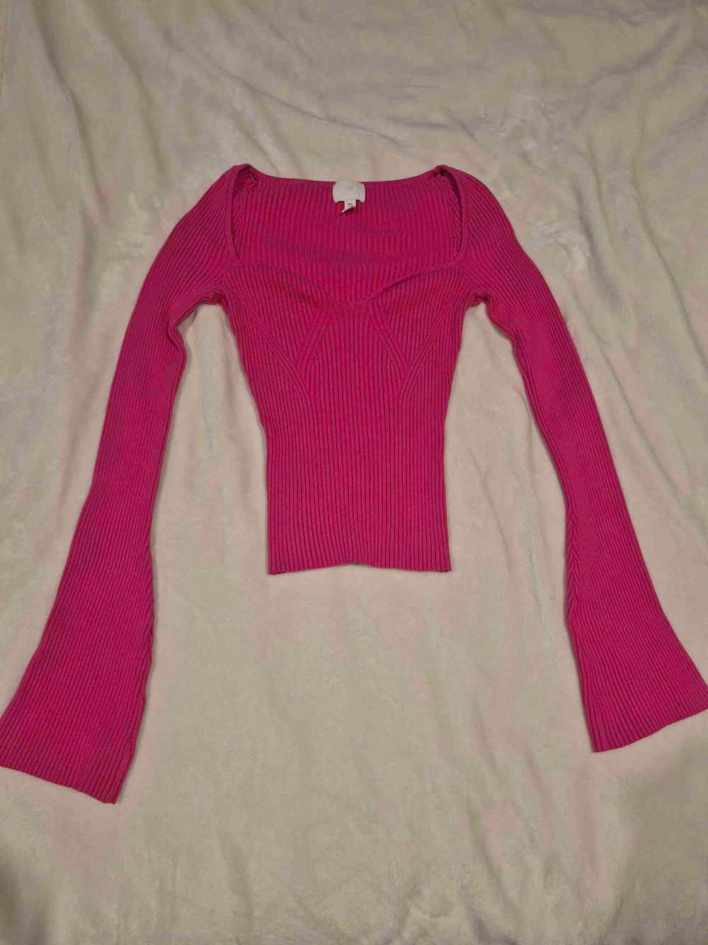 H&M S Pink Sweetheart Top