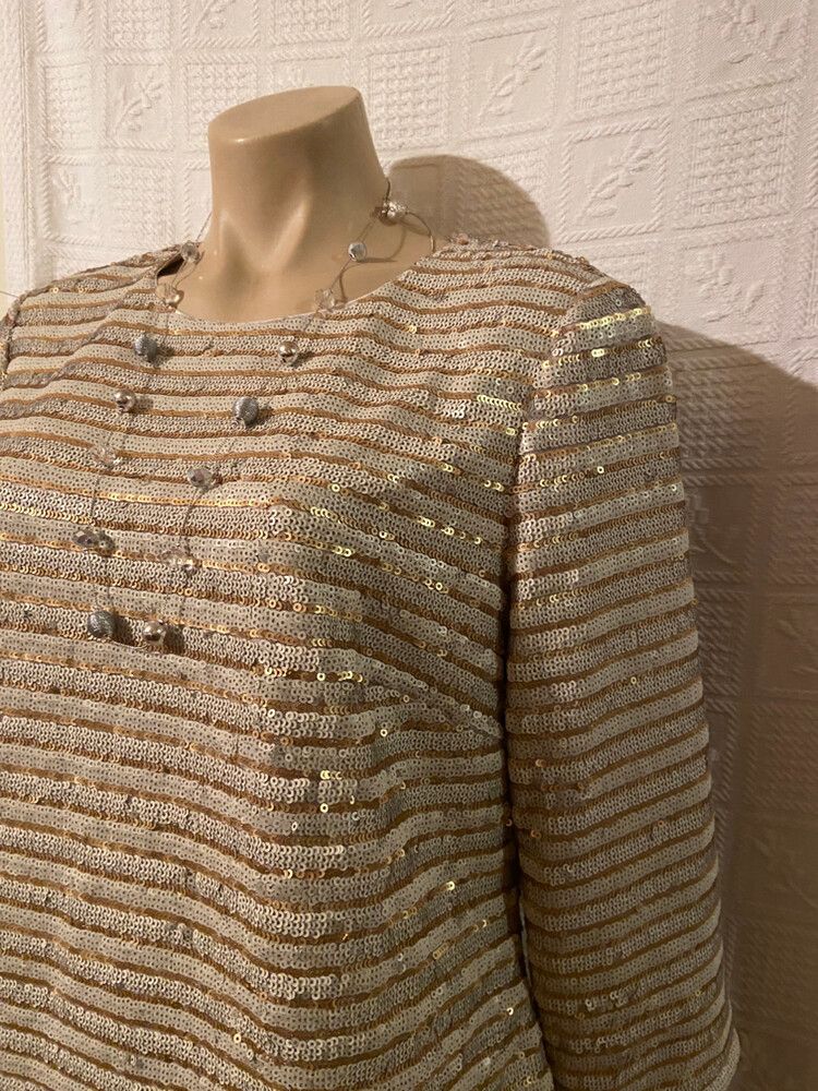 Boden Sequin Top gorgeous lined Uk 14
