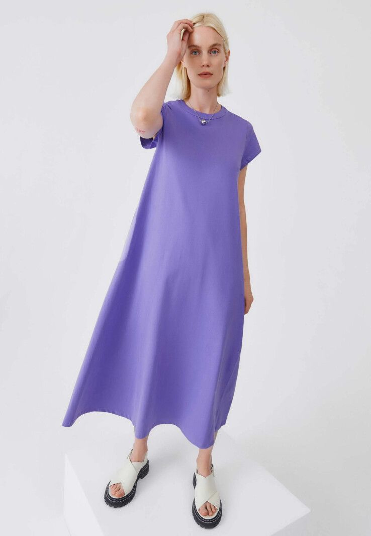 Kowtow violet dress