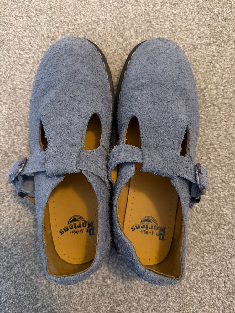 Dr Martens Blue Shoes