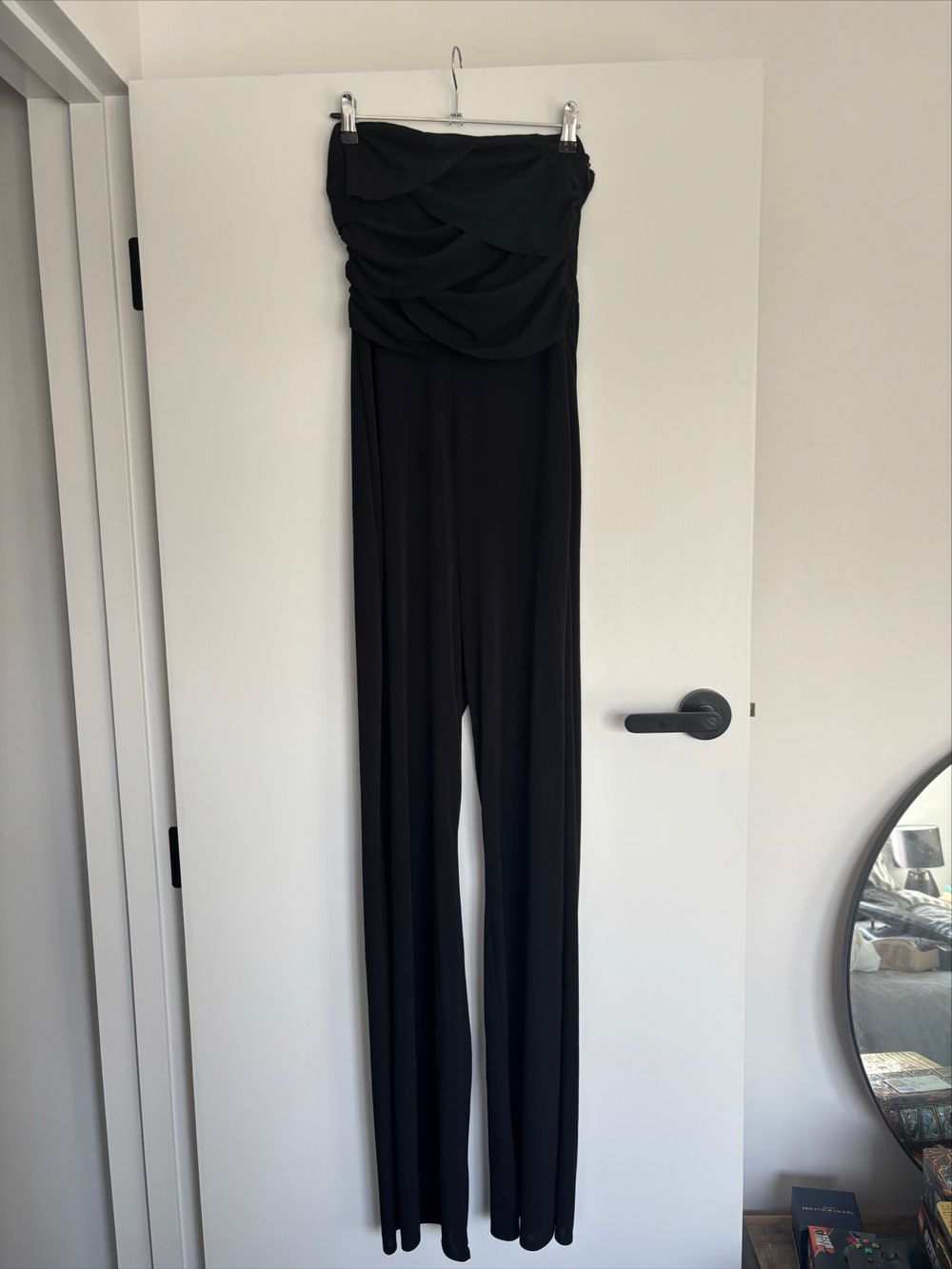 Zara Black Strapless Jumpsuit