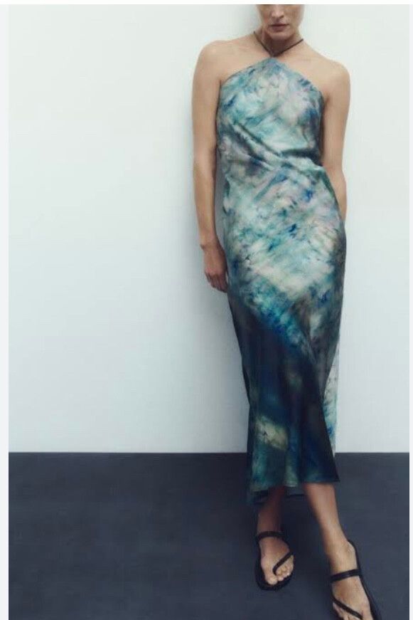 halter neck fishtail maxi dress Halterneck Pearl Prom Maxi Dress – IULOVER main image 0