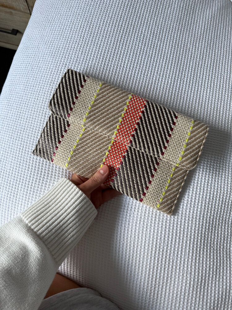 Straw Weaved Clutch