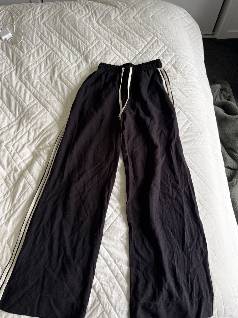 RUBY Black Wide Leg Pants