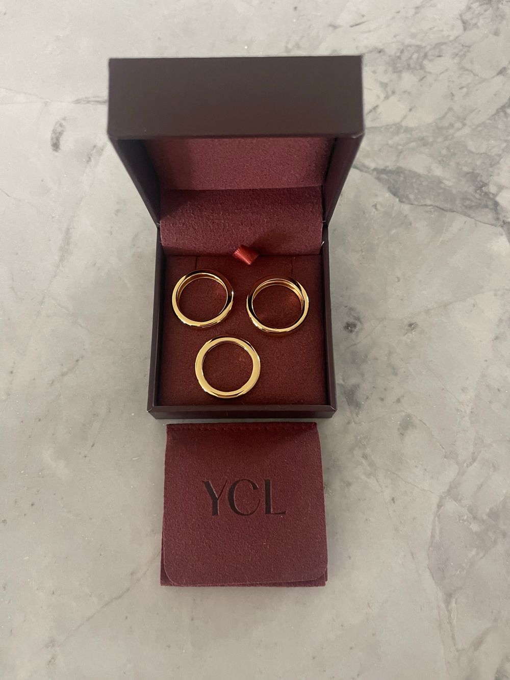YCL Signature Stack Rings