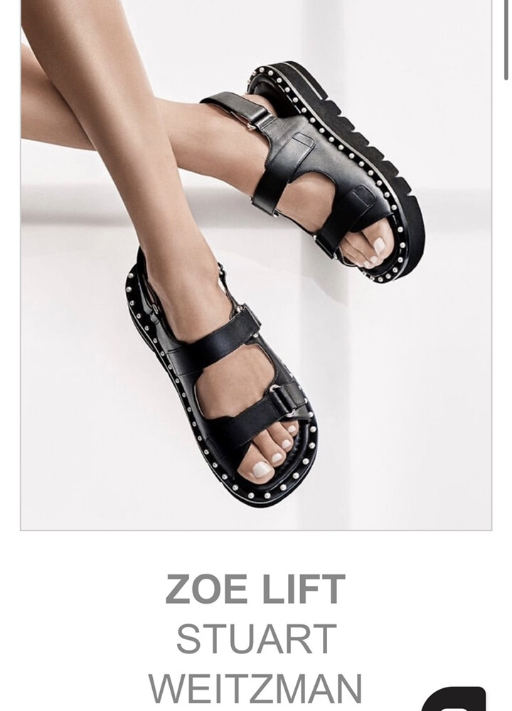 Stuart Weitzman - Stuart Weitzman Zoe Lift Sandals on Designer Wardrobe