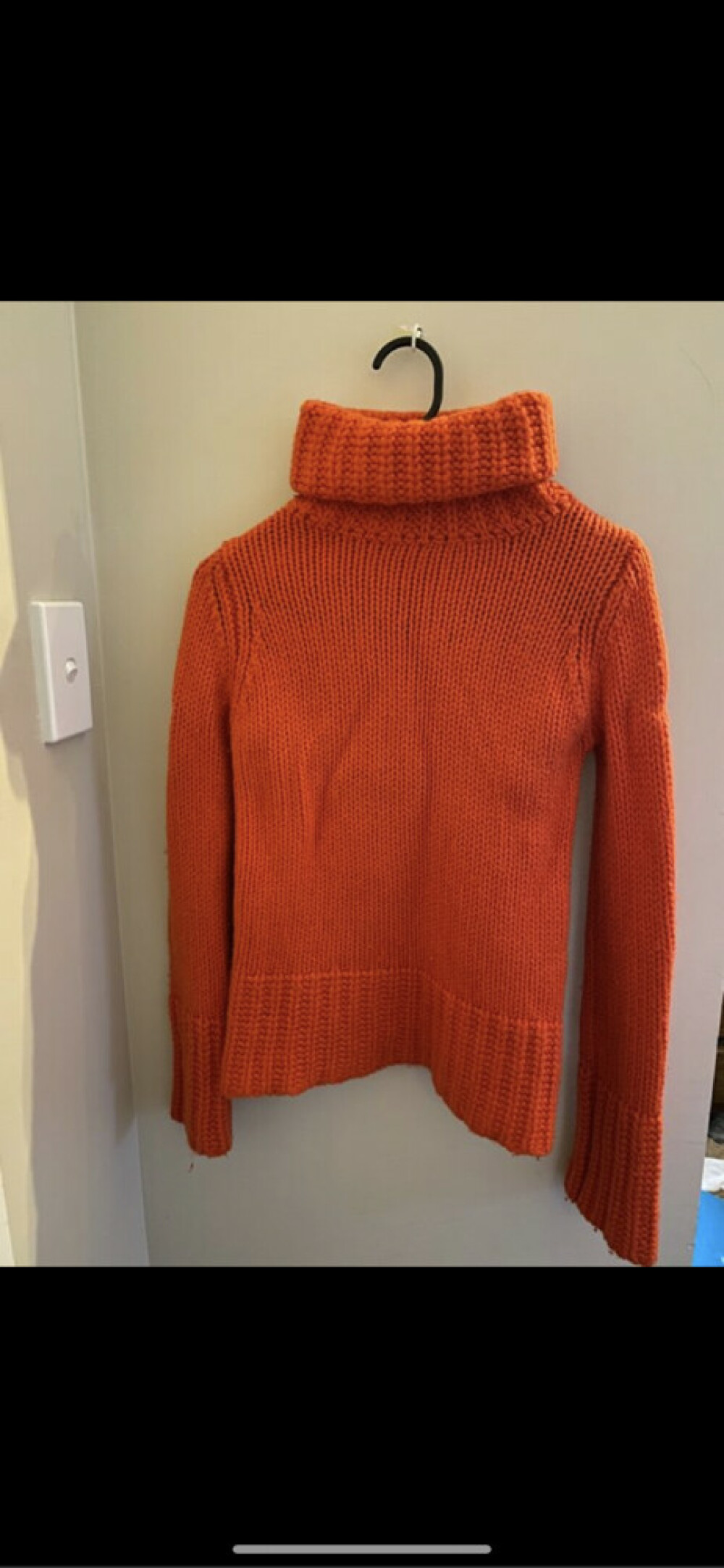 Wool Orange Sweater on Designer Wardrobe