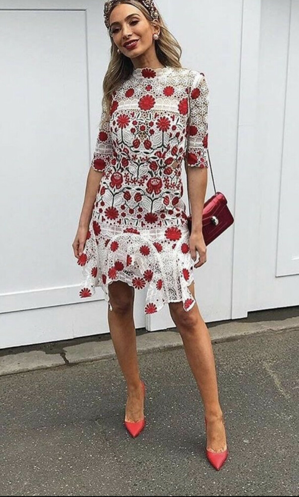 thurley english rose midi dress