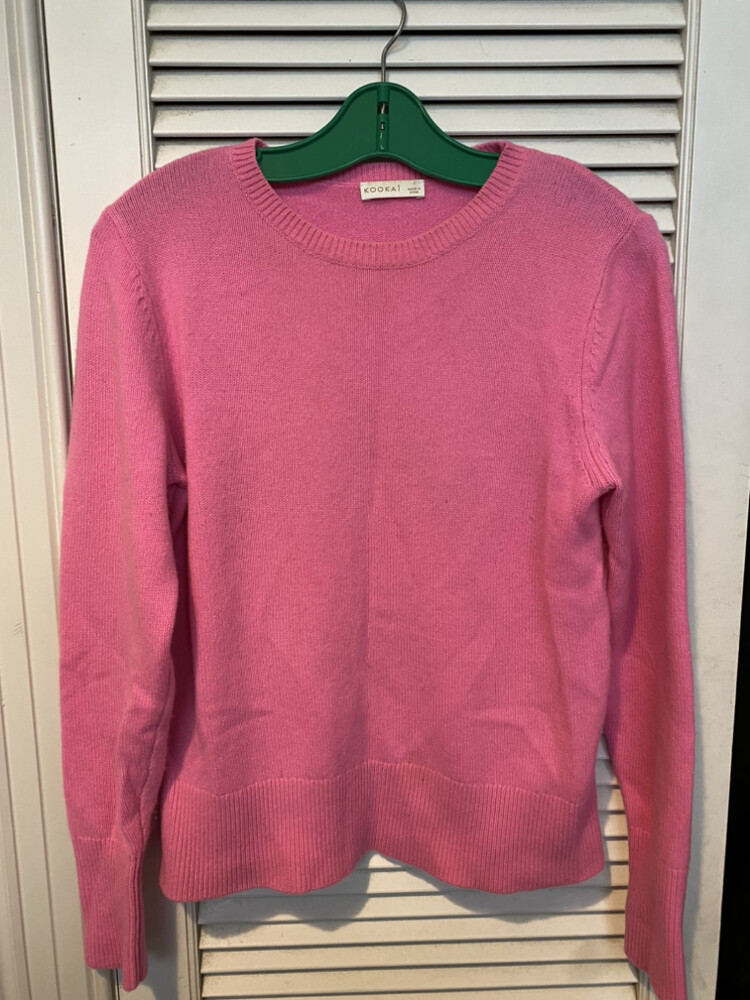 Kookai - 100% Cashmere Pink Jumper on Designer Wardrobe