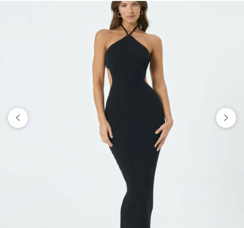 Glassons - Halter cut out knit dress on 