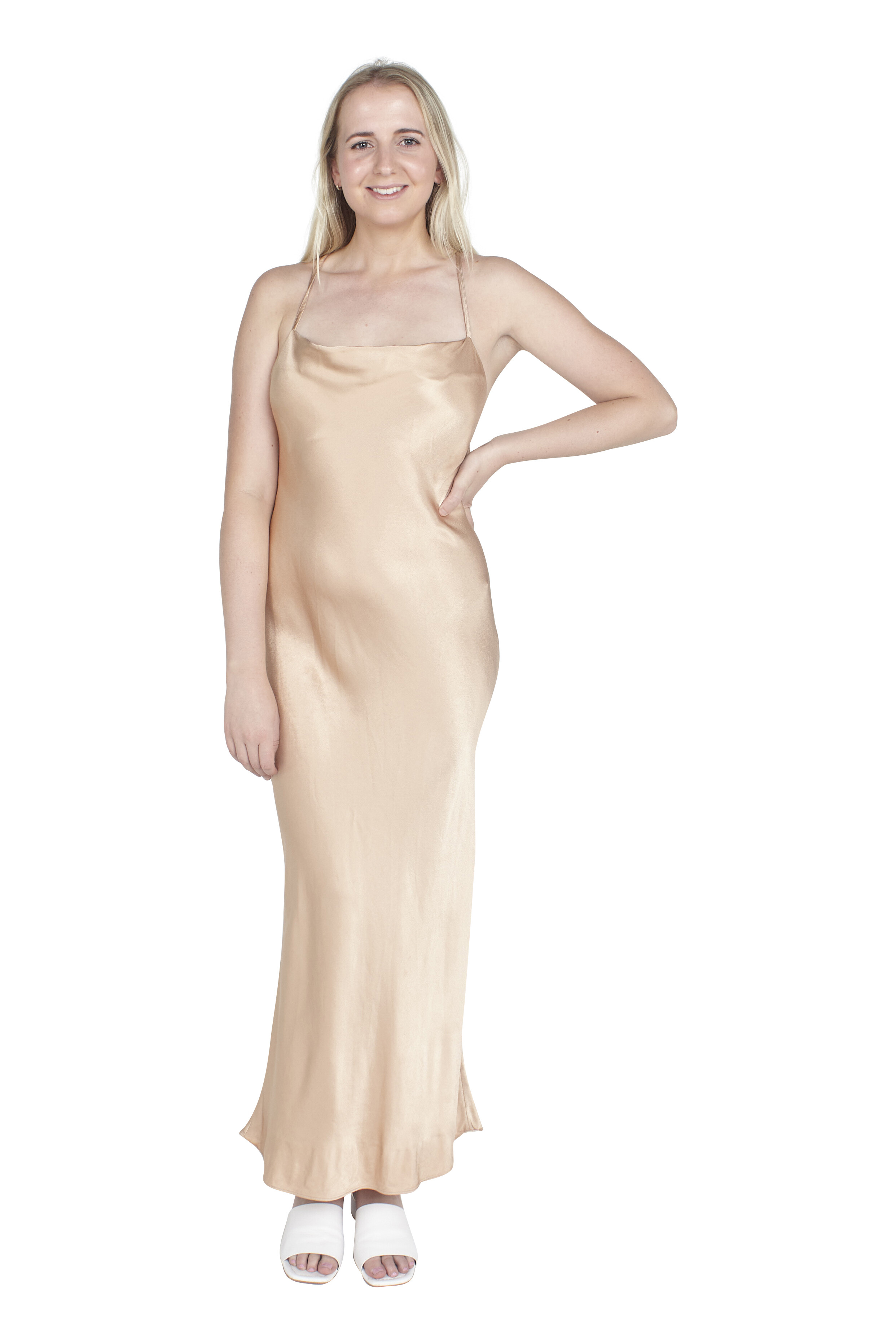 Shona Joy - La Lune Backless Bias Midi Dress | All The Dresses