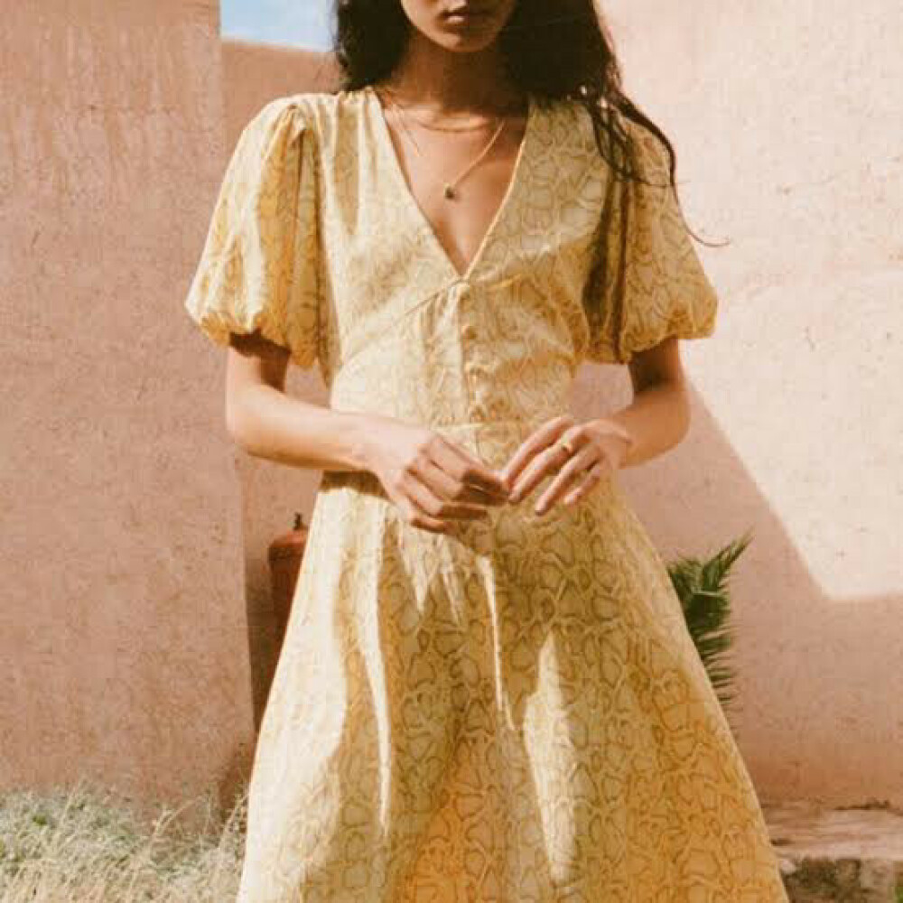 faithfull delia midi dress